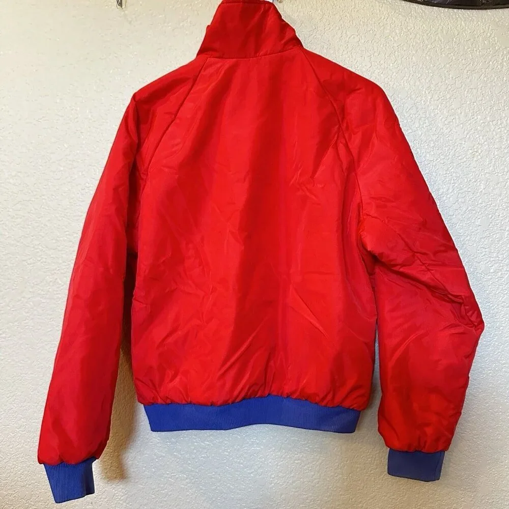 Columbia Jacket Thinsulate Red Purple Reversible Nylon Men’s‎ Size L Large VTG